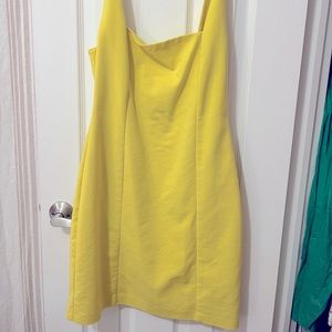 Yellow Zara mini dress
